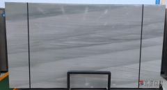 China Lyon Grey Ash Quartz Big Slabs Polished