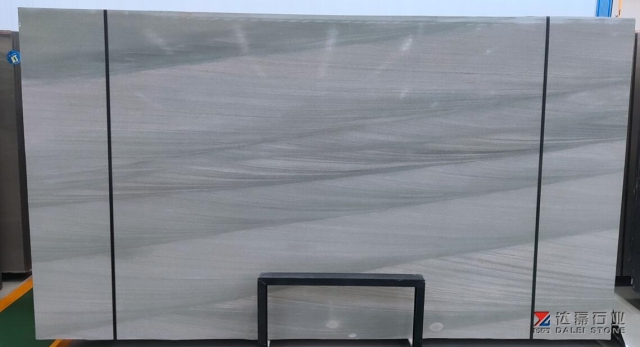 China Lyon Grey Ash Quartz Big Slabs Polished