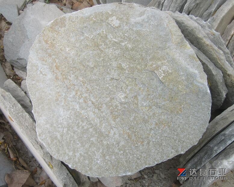 Yellow Beige Paver Stone Natural Split Finish Way