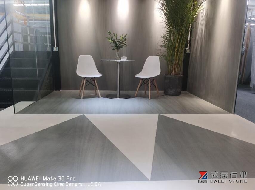 China Lyon Grey Ash Quartz Tiles Project