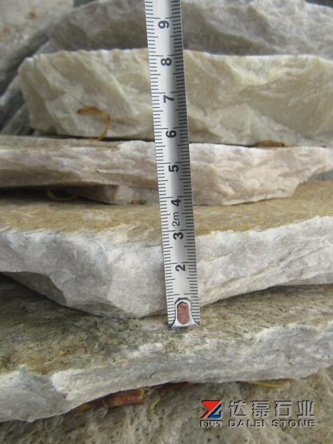 Yellow Beige Paver Stone Natural Split Finish Way