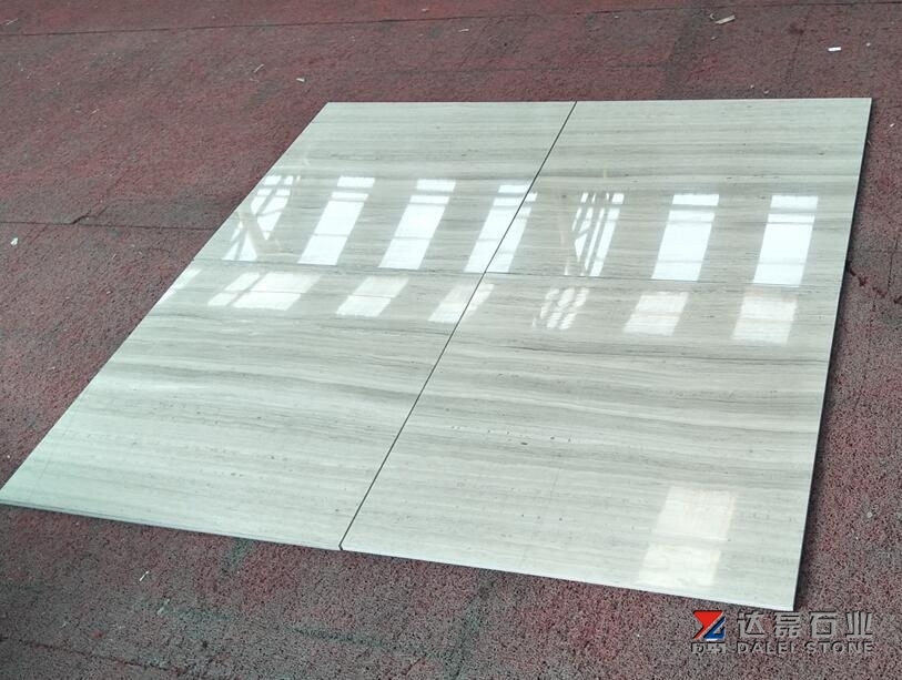 Grey Wooden Marble Tiles Bathroom Tiles Polished