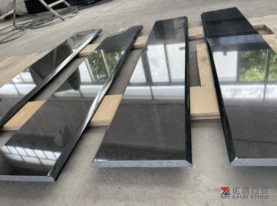Pure Black Granite Threshold Stone Long Size