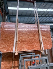 Orange Peel Red Marble Big Slabs China