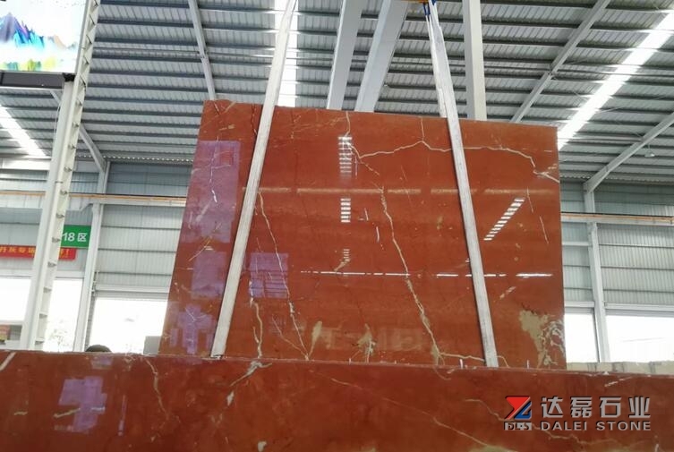 Coral Red Marble Big Slabs Cut To Size