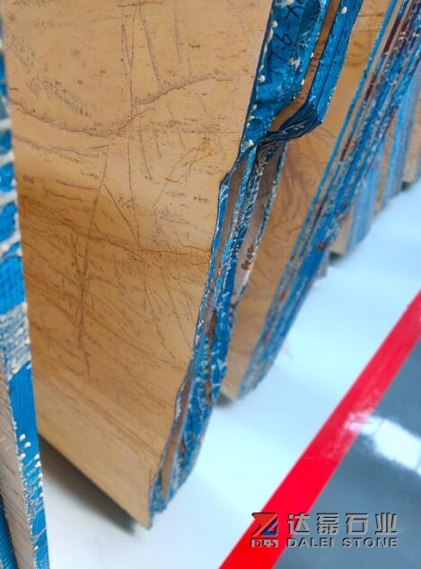 Golden Dragon Beige Marble Big Slabs Yellow Color