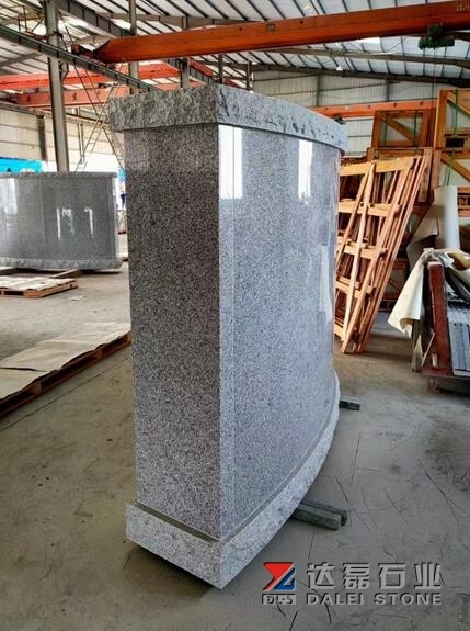 Grey Granite G603 And Indian Black Columbarium Custom Size Producing