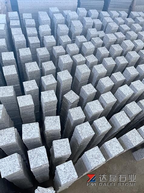 Grey Granite Cube Stone Flamed Granite Tiles
