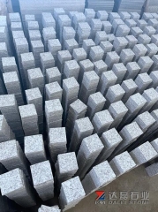 Grey Granite Cube Stone Flamed Granite Tiles