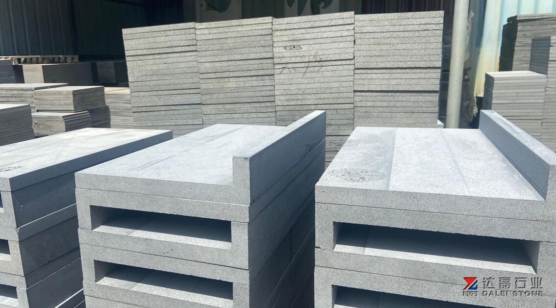 Black Basalt Blue Basalt Swimming Pool Coping Tiles