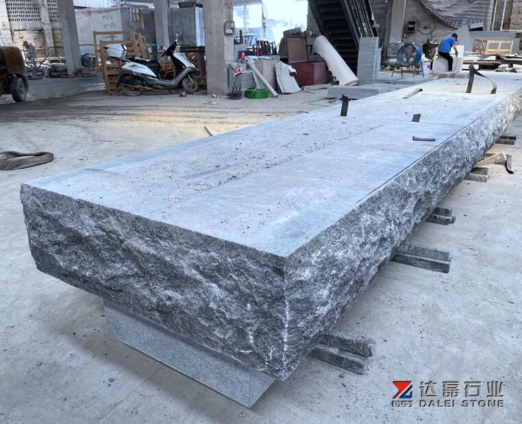 Granite Steel Grey Bench Natural Split Finish Way