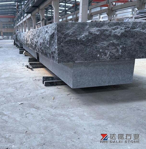 Granite Steel Grey Bench Natural Split Finish Way