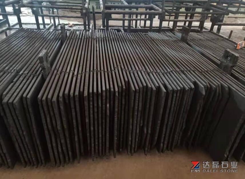 Dyed Red Black and Brown Color Granite Slabs Polished Small Slabs