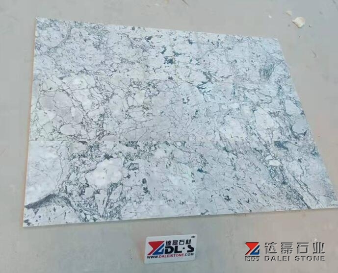 China Carrara White Thin Tiles Polished Honed
