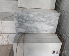 China Carrara White Thin Tiles Polished Honed