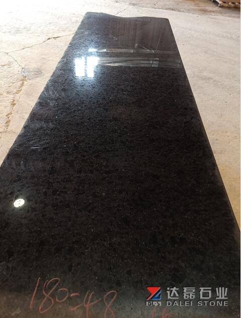Dyed Red Black and Brown Color Granite Slabs Polished Small Slabs