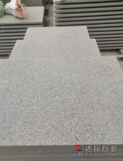 New 654 Padang Dark Swimming Pool Tiles Coping Tiles Flamed Brush