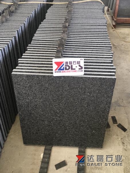 Angola Black Flamed Waterjet For Outdoor Paver And Copings Use