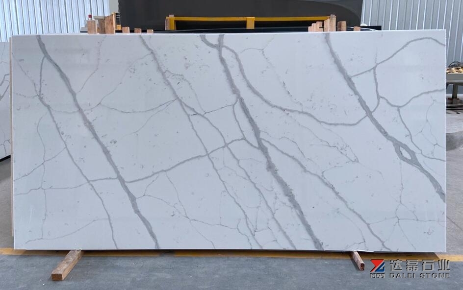 White Calacatta Big Slabs Good Price Install For Countertops Backspalsh