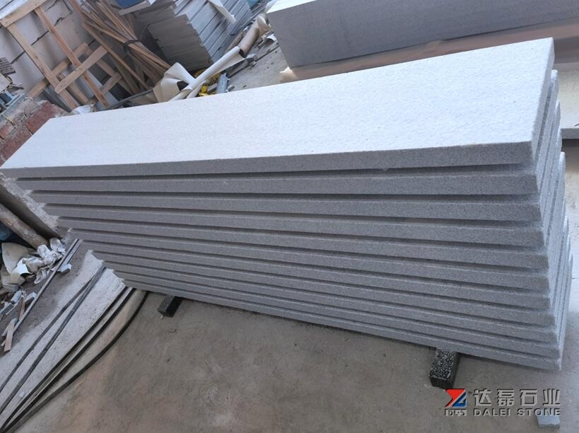 G633 Flamed Brush Use For Outdoor Pavers And Coping Tiles