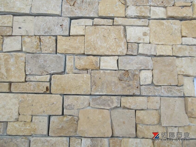 Yellow Color Beige Color Ledgestone Tiles Wholesale