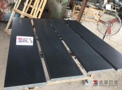 New Mongolian Black Granite Steps By Honed Finish