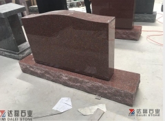 Imperial Red Granite Monument Upright Tombstone Wholesale