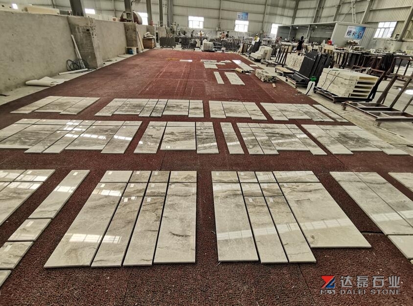 Grey Marble Tiles for Wall Cladding Design Sense Pattern