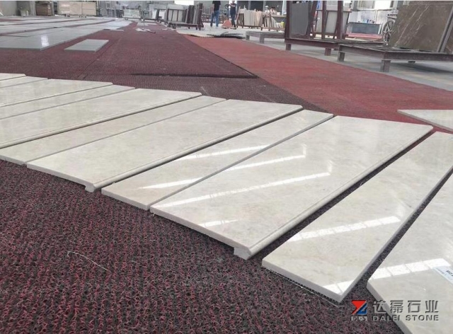 Beige Marble Tiles Spiral Stair Marble Differences Designs