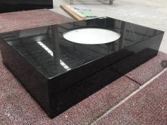 Angola Black Granite Vanity Countertops With Sink