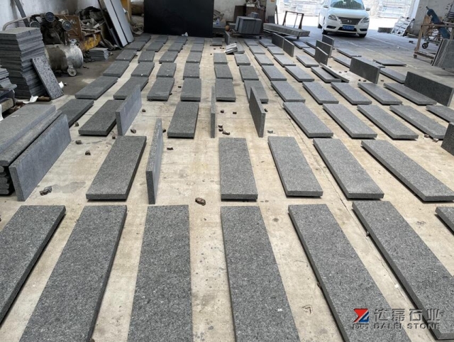 Black Basalt Angola Black Paving Tiles Steps Bolders