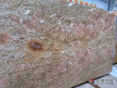 Emperor Gold Granite Polished Big Slabs For Kitchen Countertops