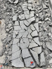 New G654 Crazy Paver Stone Sesame Dark Grey Granite Irregular Paving Stone Factory Price