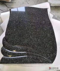 Snow Black Snow Green Black Granite Tombstone Monument Headstone