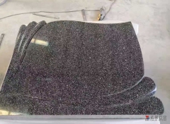 Snow Black Snow Green Black Granite Tombstone Monument Headstone