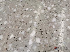 Grey Color Terrazzo Artificial Stone Cut To Size Supply to Building Project