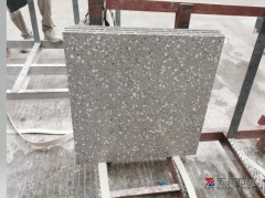 Grey Color Terrazzo Artificial Stone Cut To Size Supply to Building Project