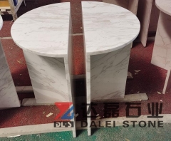 Volakas white Marble Table Round Coffee Table