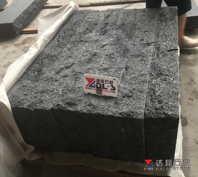 Angola Black Coping Tiles Flamed Brush New 684 Option
