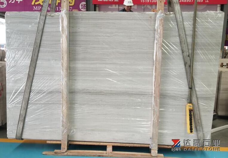 White Wooden Marble Polished Slabs Tiles On Sale Discount Price