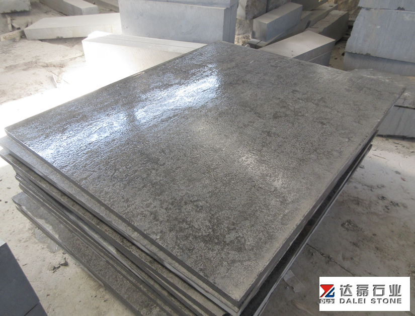 Blue Limestone Flamed Brush Big Slabs Lenth 2200up