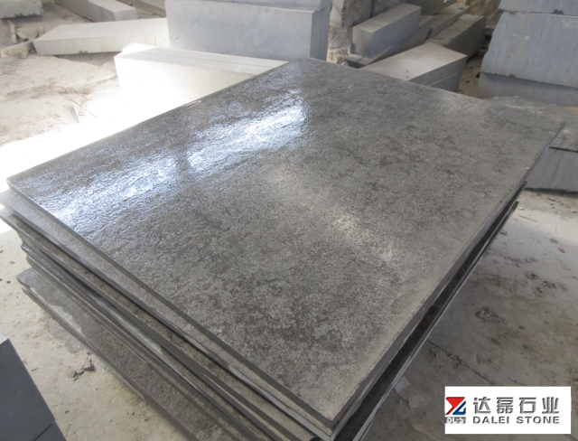 Blue Limestone Flamed Brush Big Slabs Lenth 2200up
