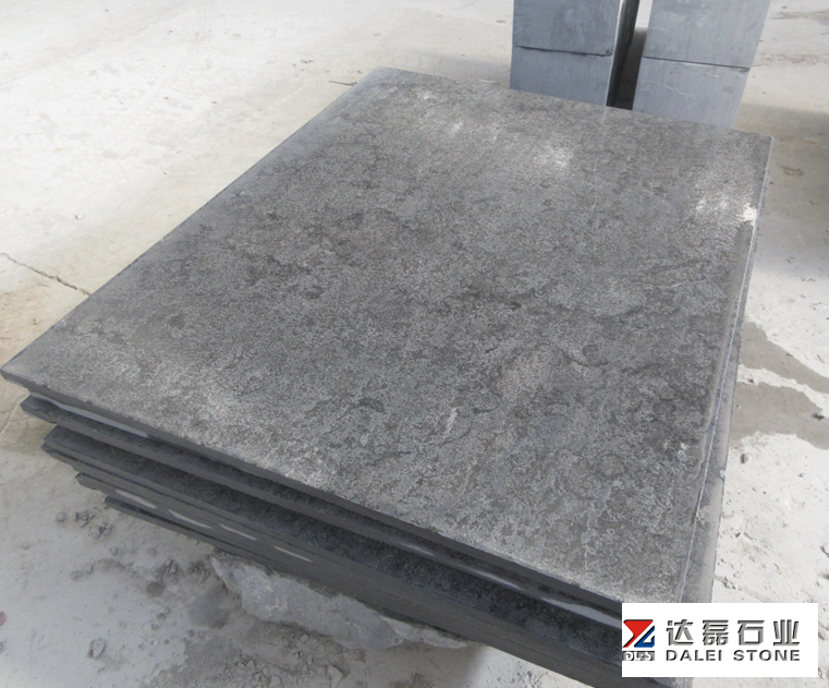 Blue Limestone Flamed Brush Big Slabs Lenth 2200up