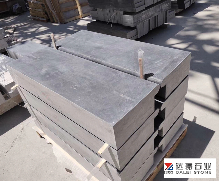 Blue Limestone Kerbstones Curbstone Honed Outdoor Pavers