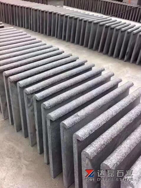Blue Limestone Swimming Pool Tiles Coping Tiles Flamed Brush