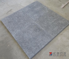 Blue Limestone Flamed Tiles Factory Cutting