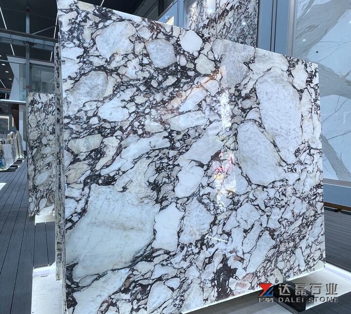 White Marble Big Slabs Italy Marble Calacatta Viola Polished