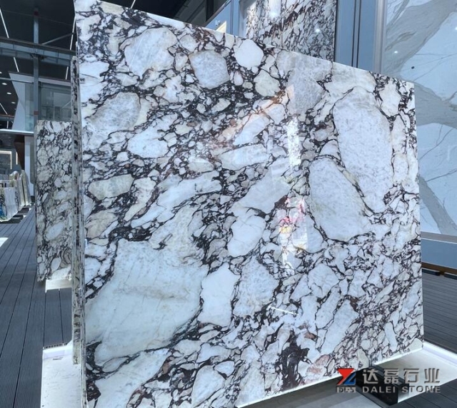 White Marble Big Slabs Italy Marble Calacatta Viola Polished