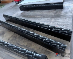 Pure Black Granite Monuments Rope Effect Design Competitive Price