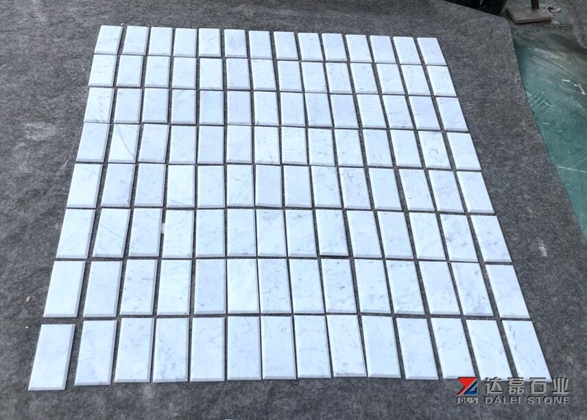 White Marble Carrara White Subway Tiles Thin Tiles